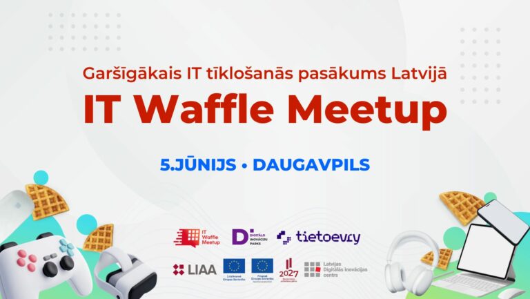 “IT Waffle Meetup” aicina uz tīklošanās pasākumu Daugavpilī