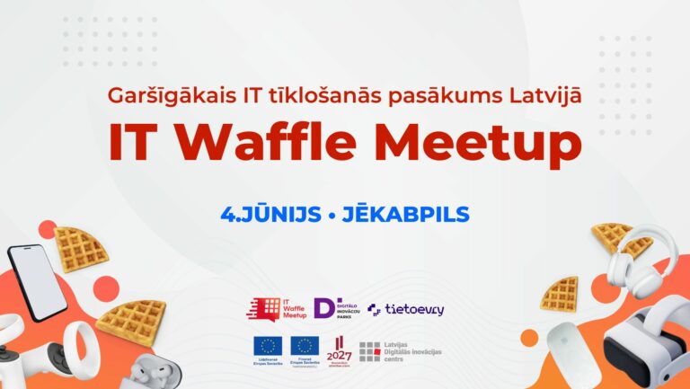 “IT Waffle Meetup” aicina uz tīklošanās pasākumu Jēkabpilī