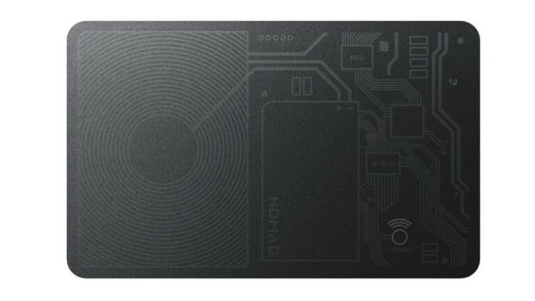 Nomad piedāvā ļoti plānu un uzlādējamu izsekošanas karti ar “Apple Find My” atbalstu