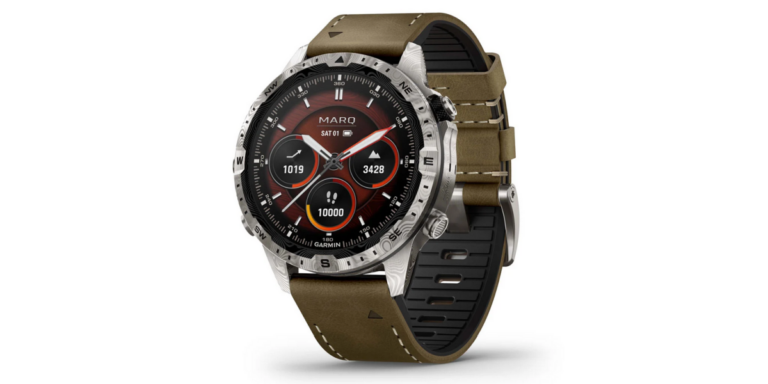 Garmin nu piedāvā arī dārgus pulksteņus ar Damaskas tērauda apdari