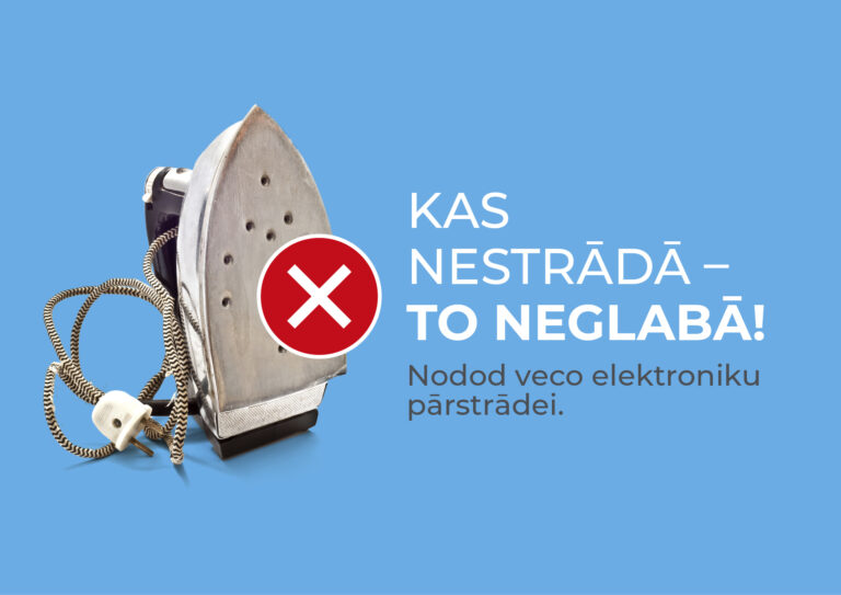 Divas nedēļas Rīgā iespējams bez maksas nodot veco elektroniku