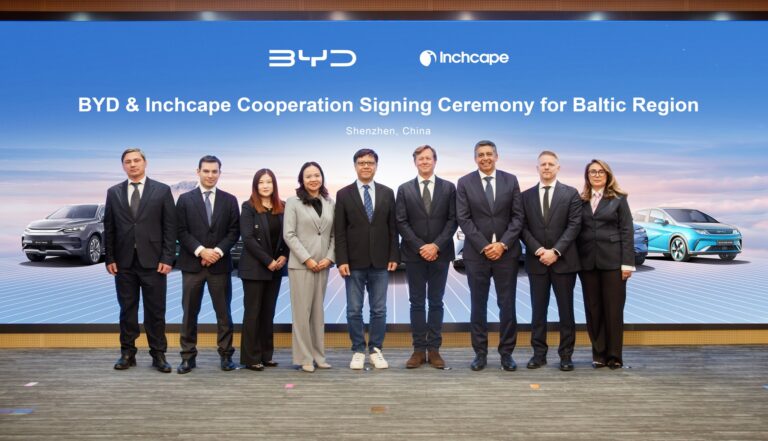 BYD oficiāli ienāks Latvijā un viņus pārstāvēs Inchcape