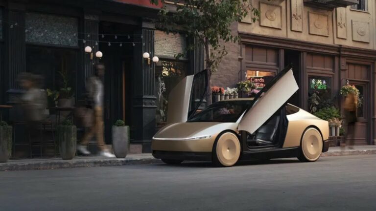 “Tesla” dod mājienus, ka “Cybercab” robotaksis tomēr varētu būt aprīkots ar stūri