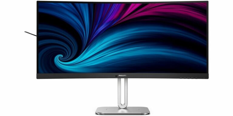 Philips 34B2U5600C ieliektā WQHD ofisa monitora ar USB-C un KVM apskats