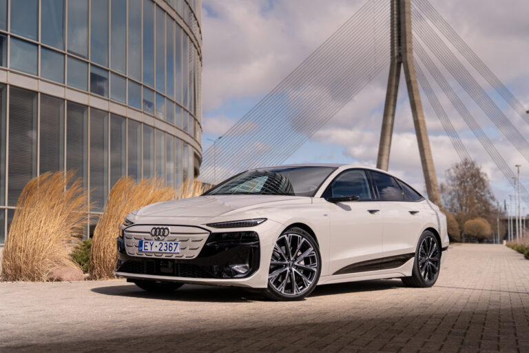 Ekstravagantais un dinamiskais Audi A6 Sportback e-tron ieradies Latvijā