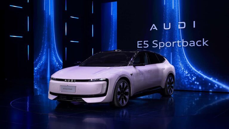 Oficiāli debitējis pirmais tikai Ķīnai paredzētais Audi elektroauto