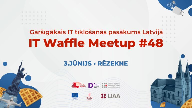 “IT Waffle Meetup” aicina uz IT tīklošanās pasākumu Rēzeknē