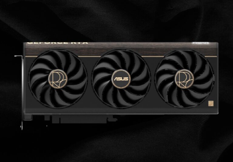 “ASUS ProArt RTX 5080” videokartē atrodams īsts koks un M.2 pieslēgvieta
