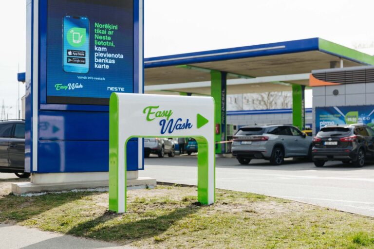 Atklāta Latvijā otrā “Neste Easy Wash” tuneļveida automazgātava