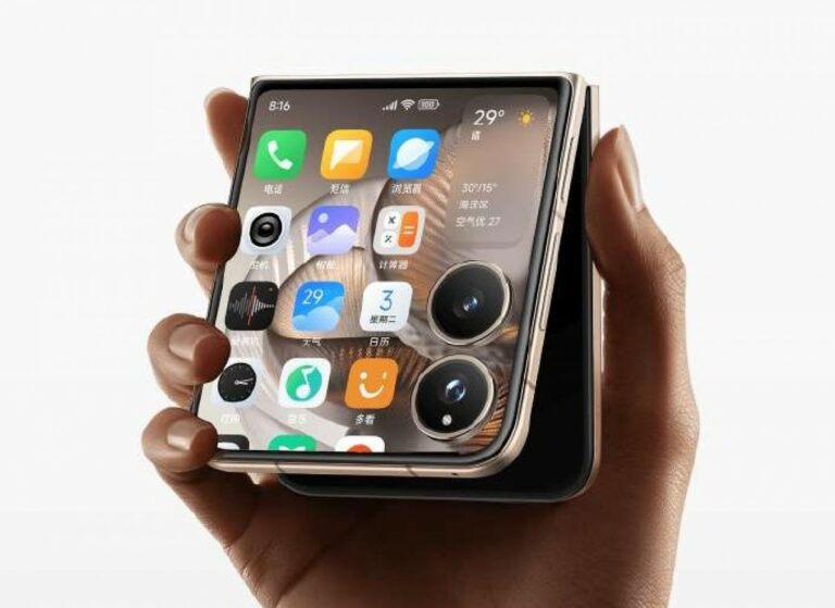 Izziņots uzlabotais “Xiaomi MIX Flip 2” salokāmais viedtālrunis