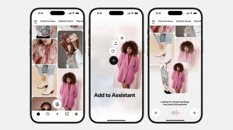 Arī “Pinterest” tagad piedāvā MI asistentu