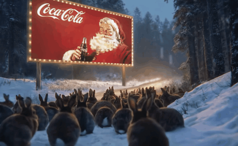 “Coca-Cola” ar MI palīdzību izveidojis tiešām dīvainu Ziemassvētku reklāmu (video)