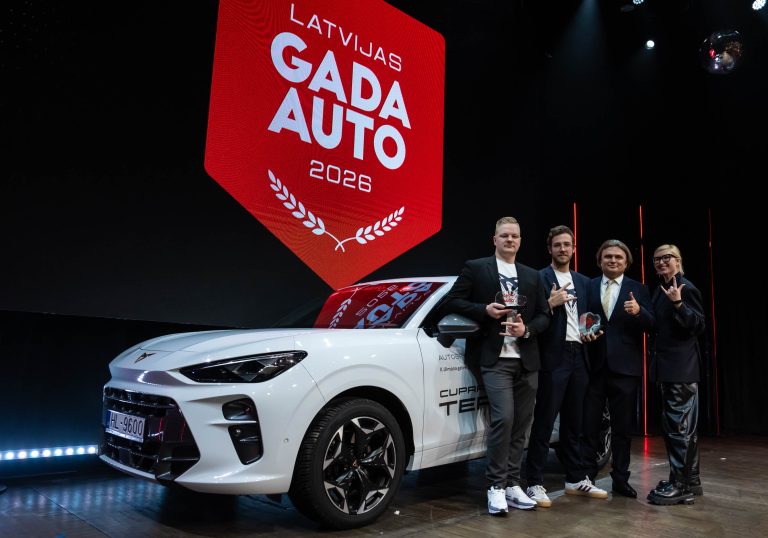 “Latvijas Gada auto 2026” konkursā uzvarējusi iepriekš laurus neplūkusi auto marka