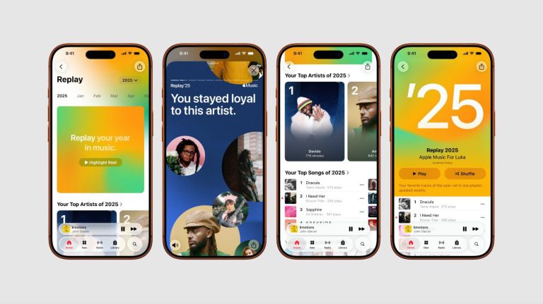 “Apple Music Replay” pārskats apkopo informāciju par to, ko klausījies 2025. gadā