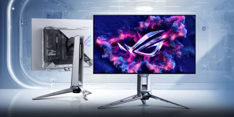 “ASUS ROG Swift PG27AQWP-W” duālā 540Hz/720Hz OLED monitora apskats