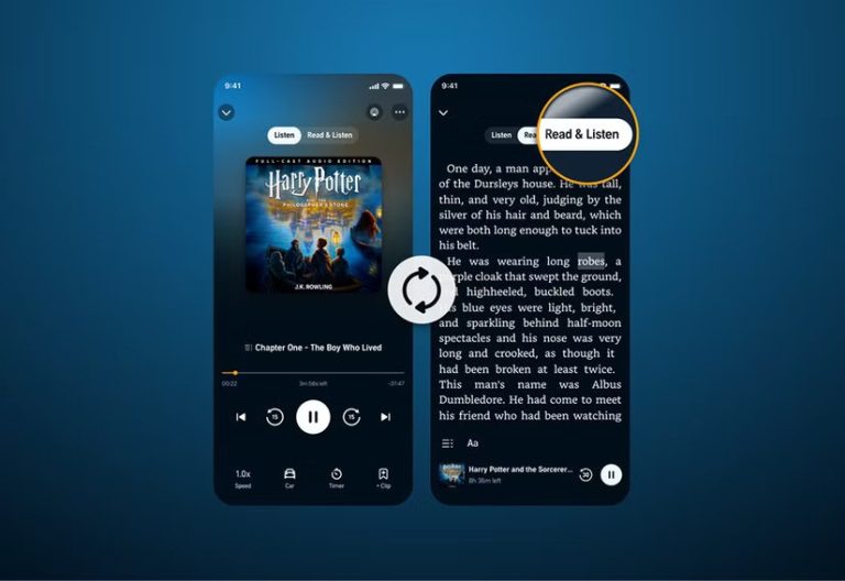 “Audible” tagad ļaus vienlaikus klausīties un lasīt grāmatas