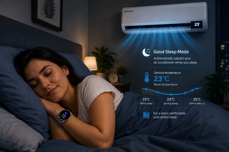“Samsung” valkājamās ierīces spēj automātiski telpās pielāgot klimatu